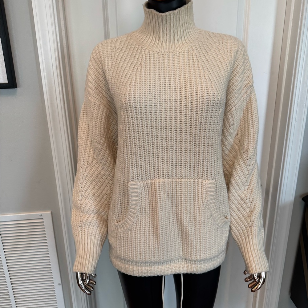 J. Crew Beige Turtleneck Sweater